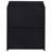Geary Black 2-Drawer Nightstand LED Lights And USB-653389114