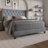 Elinah King Tufted Upholstered Wingback Panel Bed-588244532-588244535
