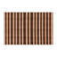Tapis intérieur / extérieur noir HorizontalStripes-1647565332