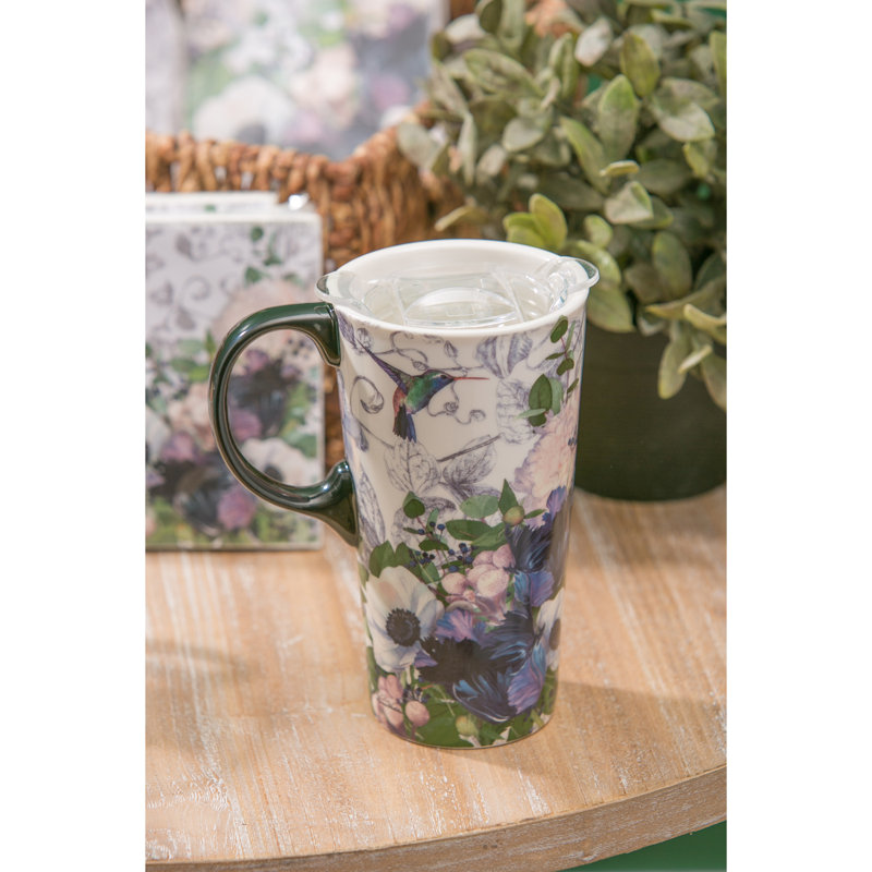 Cypress Home Earthenware Travel Mug