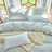 XINMIANFANG Striped Duvet Cover Set 100% Washed Cotton Linen Like Textured Bedding Set 3 Pcs Comforter Cover for All Seasons-120117794-120117790