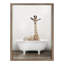 «Girafe 2 in Tub Color» par Amy Peterson, art mural en verre encadré-9075143