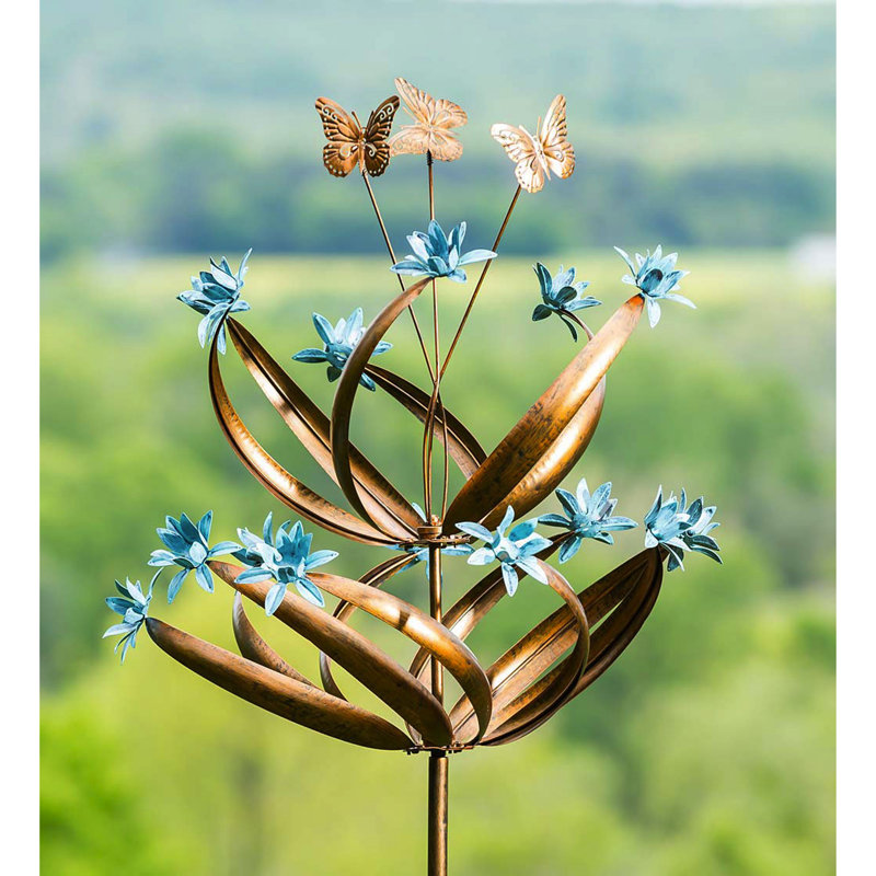 Piquet de jardin Laraib, H 33,07 cm x l 9,45 cm x P 24 cm, Cuivre