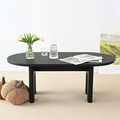 48" Long Oval Living Room Coffee Table