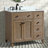 Annie 36 " W Freestanding Standard Free Standing Single Double Single Vanity Bathroom Vanity With Carrara Marble Top