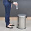 Stainless Steel Step On Kitchen Trash Can-43389552