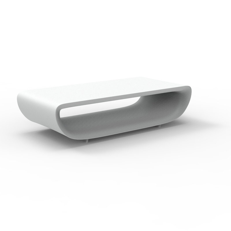 Bum Bum Plastic Coffee Table, Ice