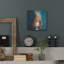  «Cake Bear On Blue» par Heather Gauthier, art mural en métal, 12 po x 12 po-536724376