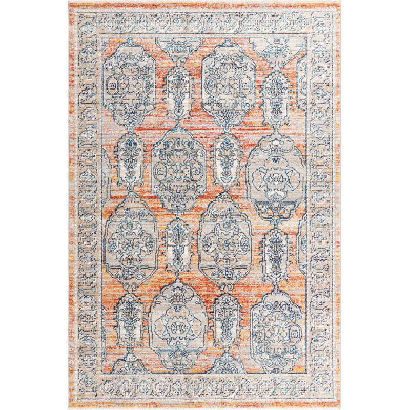 Opel Floral Indoor Rug, Rectangle 3'1" x 5'3"