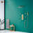 Herathena 3 Functions Temperature Based LED Light Shower System with 6 Body Jets and Rough-in Valve-69991492