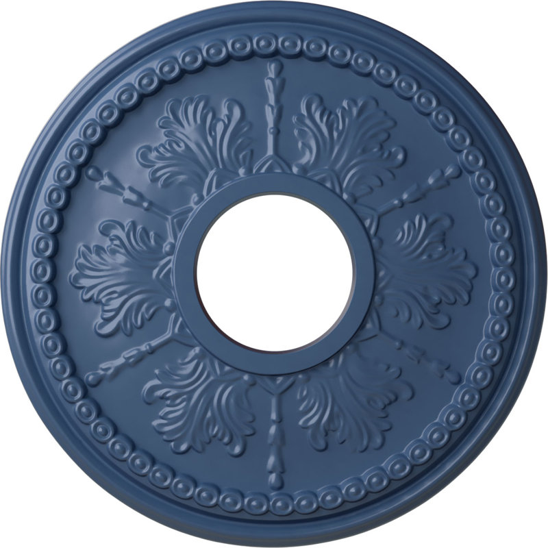 Médaillon de plafond H 13,875 po x l 13,875 po x P 1,25 po Tirana, Americana