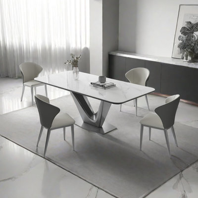 Ensembles de table de salle à manger modernes et simples de style italien