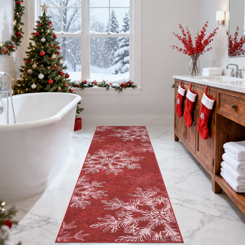 Geometric Washable Area Rug, 60*180cm