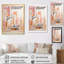 «Golden City Dreams Retro Illustration», reproduction sur toile-613777017-688748662