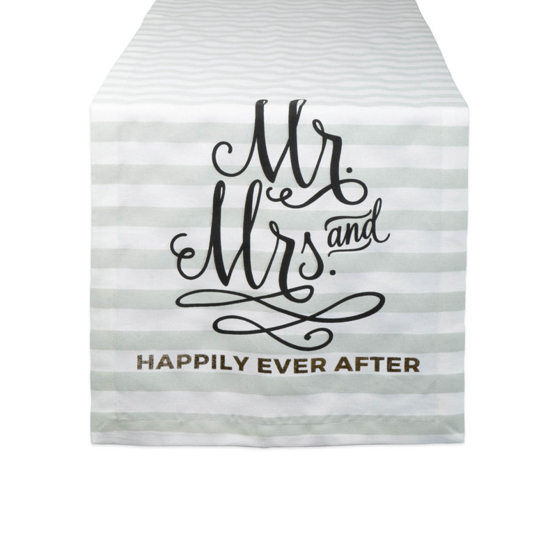 Mr. and Mrs. Table Runner