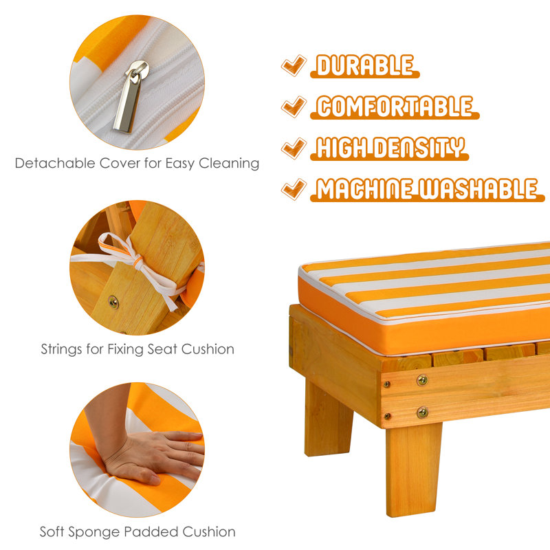 Funkley Children's Single Sun Lounger with Cushions