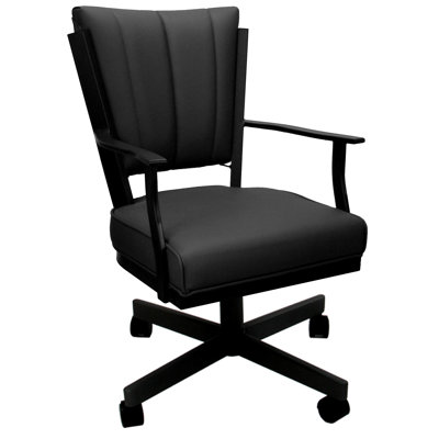 Fauteuil pivotant en cuir pivotant