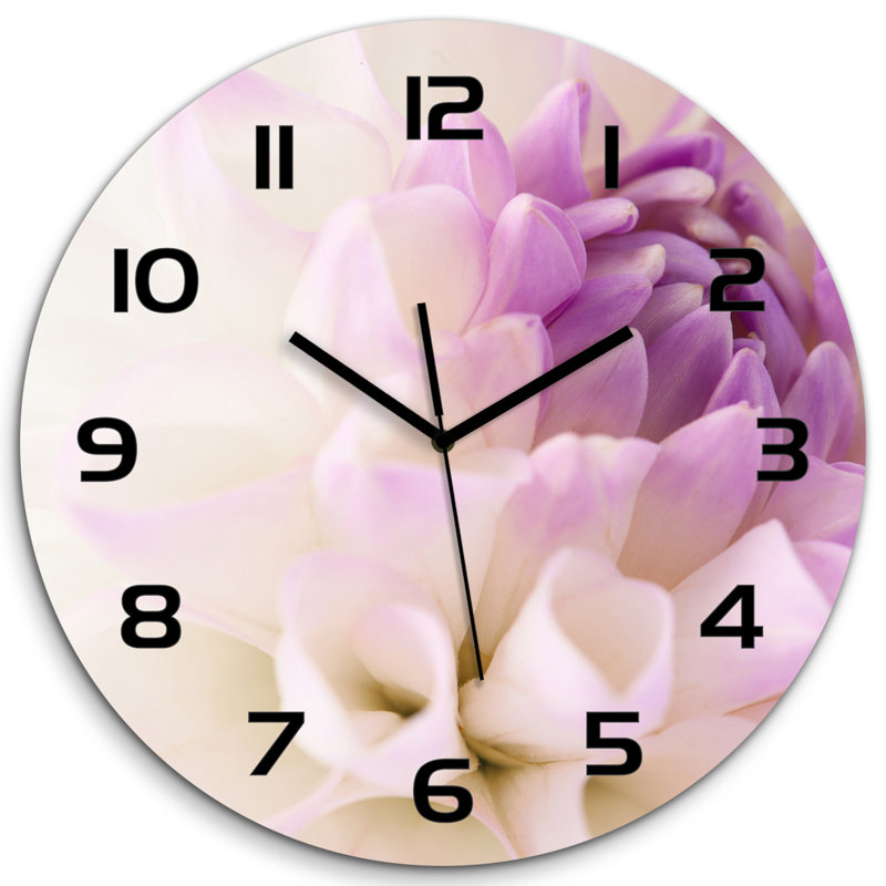 Johnene Glass Wall Clock