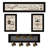 "Kitchen Collection IV" 4-Piece Vignette with 1-(7Pegs) Mug Rack