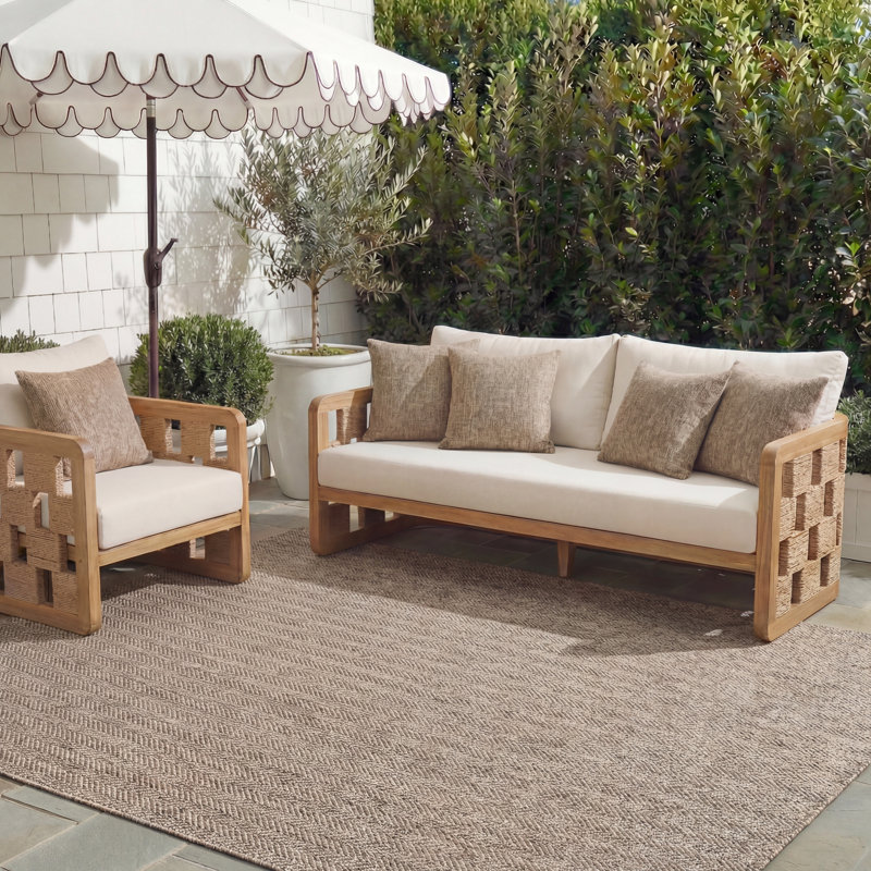 Tapis d'intérieur / extérieur Sanyra, Rectangle 8 pi x 11 pi
