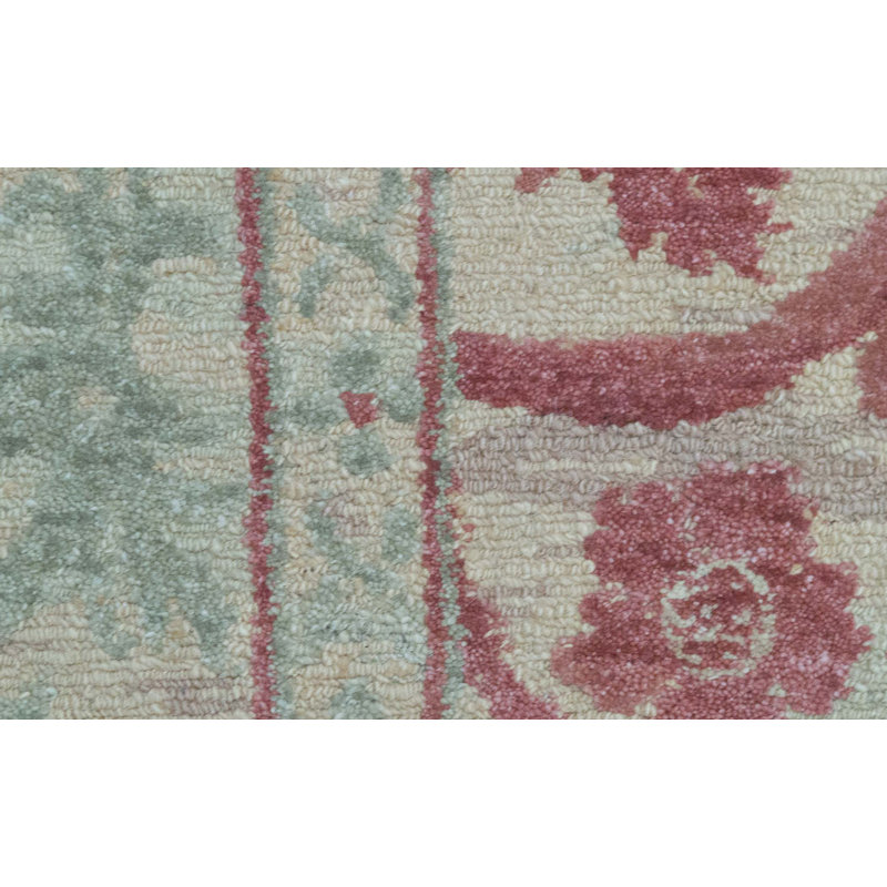 Tapis ivoire et brun noué à la main de haute qualité