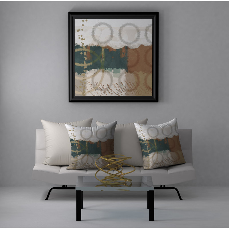Housse de coussin et insert de coussin carré Smiles, 20 po X 20 po