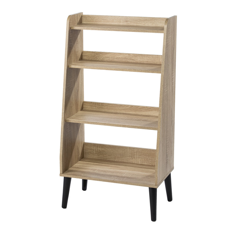 Ashalee Ladder Bookcase, Natural/Black