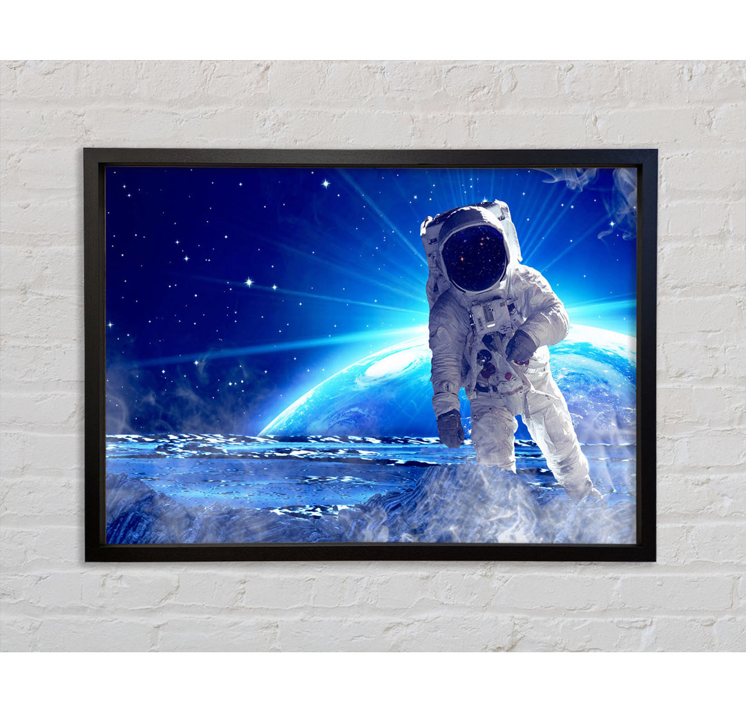 Astronaut Above - Einzelner Bilderrahmen Kunstdrucke auf Leinwand