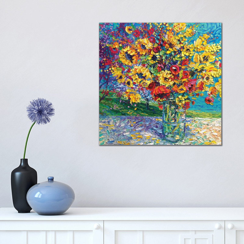 Iris Scott - Wrapped Canvas Print, 45.72 cm H x 45.72 cm W x 1.91 cm D