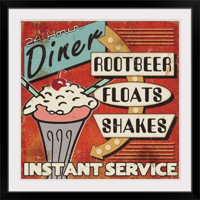 Diners and Drive Ins Graphic Art