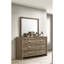 Commode de rangement à 6 tiroirs de style contemporain 1pc-1057433418
