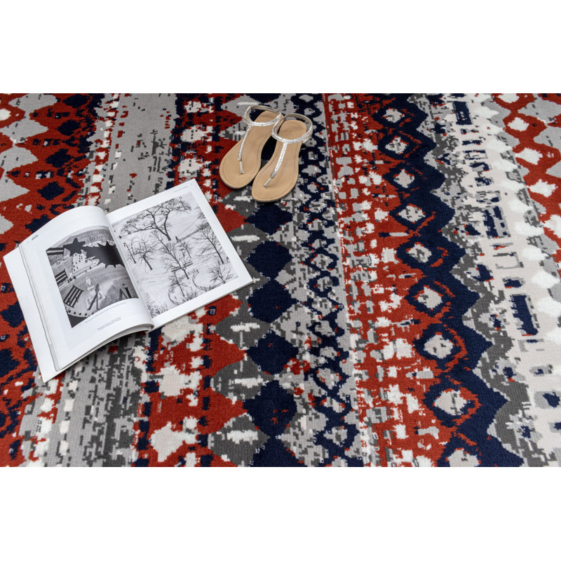 Geometric Indoor Rug, Rectangle 3'6" x 5'6"