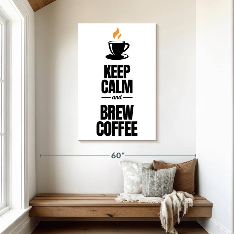 Citation de café Tergel, H 45 po x l 30 po