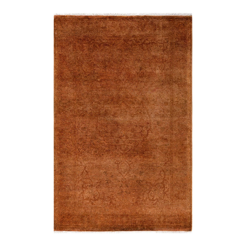 Fine Vibrance One-of-a-Kind 3' 1" X 4' 10" Hand Knotted Area Rug