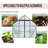 8X10Ft Double Door Polycarbonate Greenhouse Raised Base And Anchor Aluminum Heavy Duty Walk-In Greenhouses For Outdoor Backyard In All Season-118993101-118993100