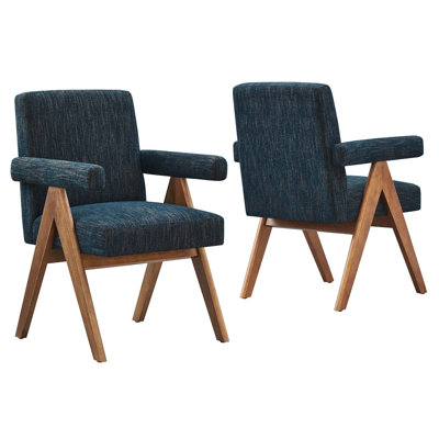 Modway Lyra Fabric Arm Chair Dining Chair