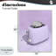 Giclée encadrée disco toast sur mauve, design par Lish Creative-130746450-130746452