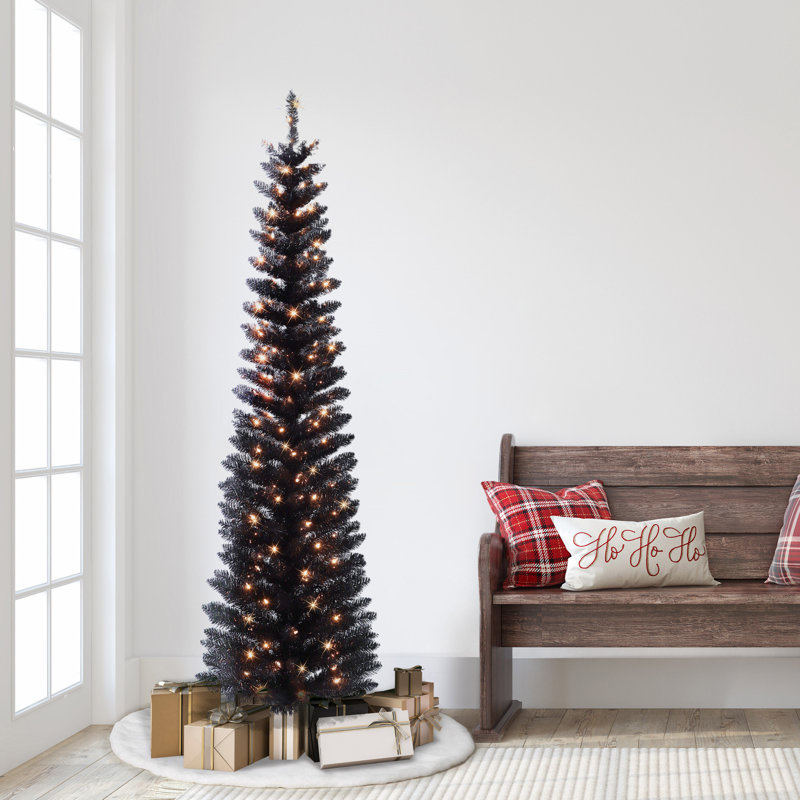 Glenette 6' Lighted Pine Christmas Tree