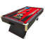 8 ft Modern Billiard Table Green with Storage Benches-1735395774