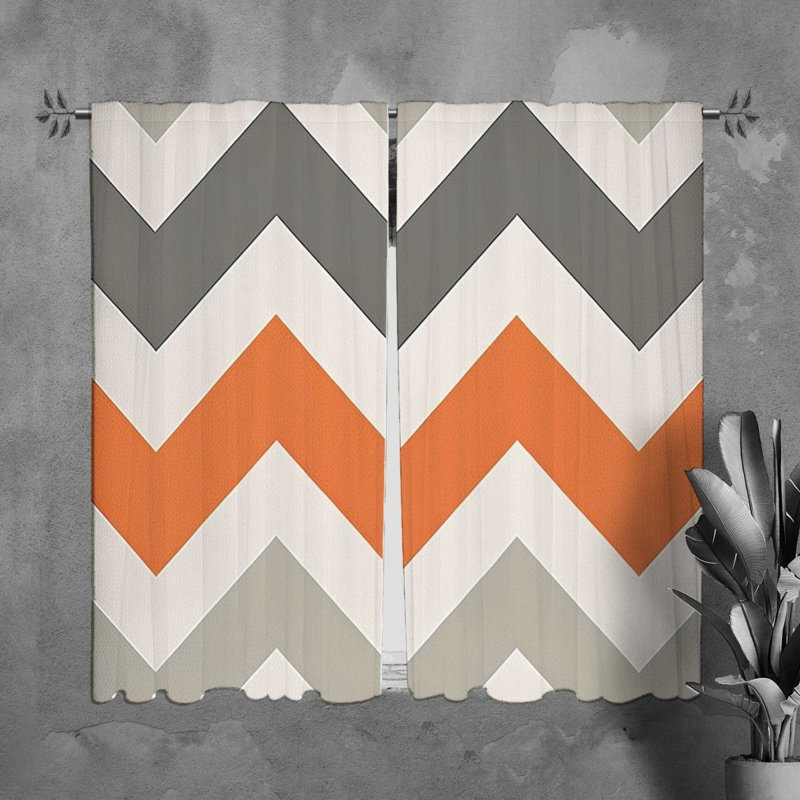 Paire de rideaux obscurcissant en polyester Tayana, L 20 po x L 82 po