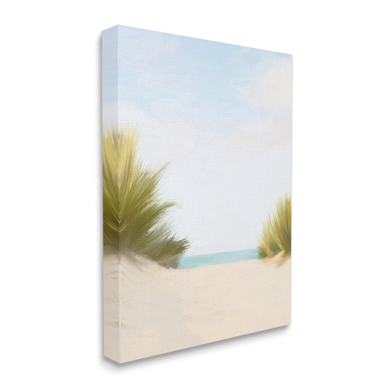 «Highland Dunes Seaside Beach Dunes», estampe numérique par Amy Hall, H 30 po x l 24 po x P 1,5 po