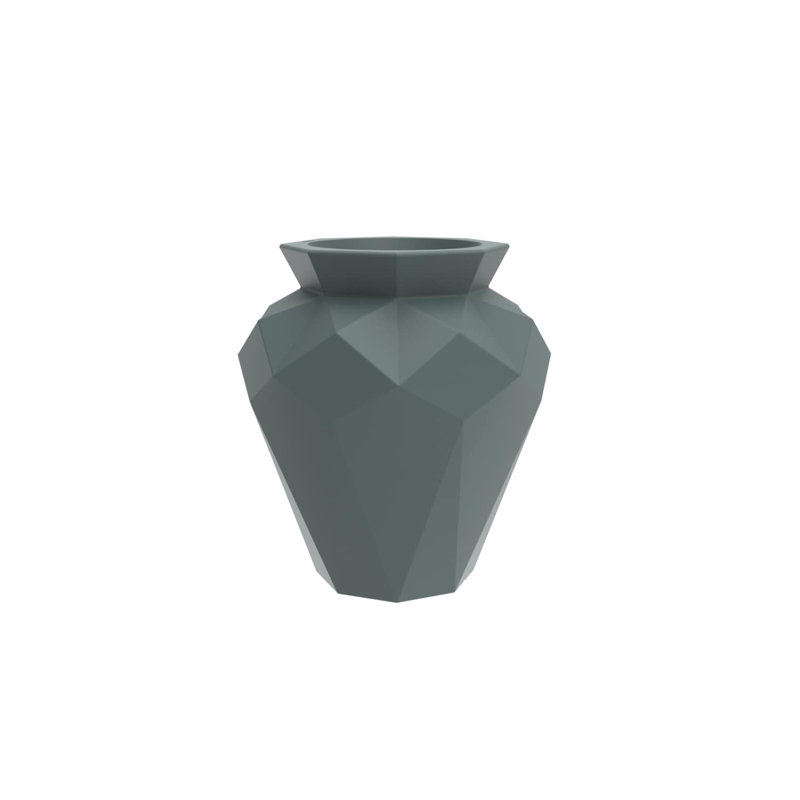 Origami - Hanami Planter, 31.5" H x 24.25" W x 24.25" D, Green