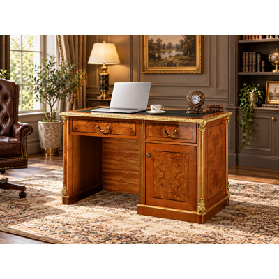 Solid Wood Computer Desk