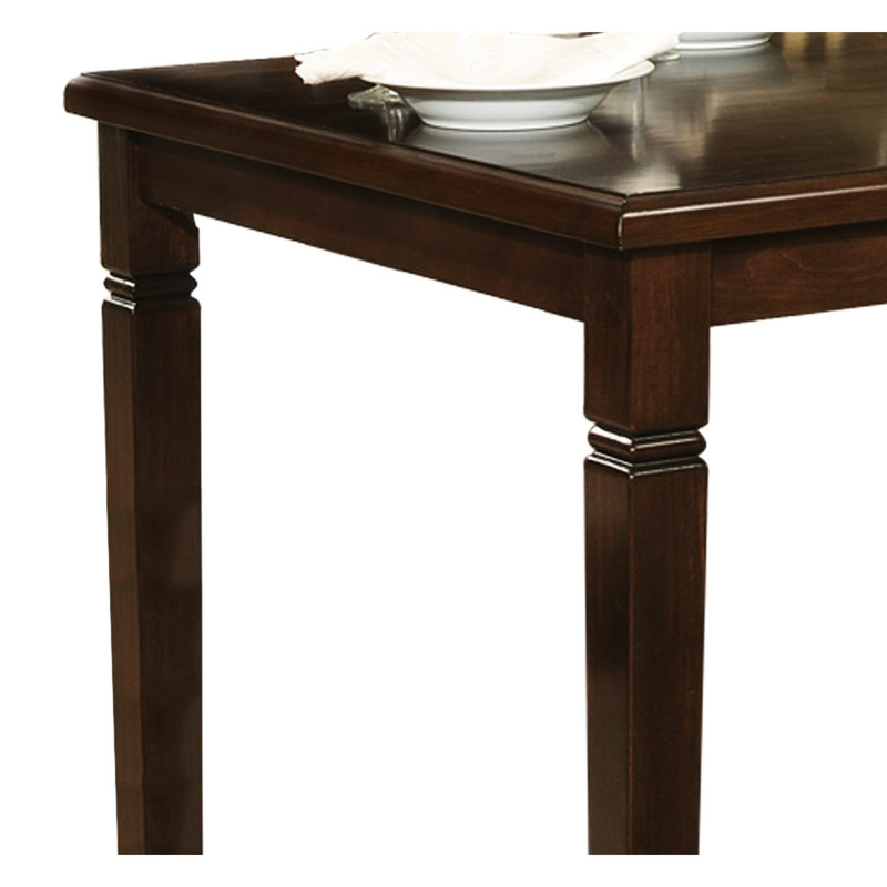 Table en placage de chêne pour la salle à manger - style transitionnel, finition, 6 finitions transitionnelles, placage, 36 po x 60 po, sièges 6
