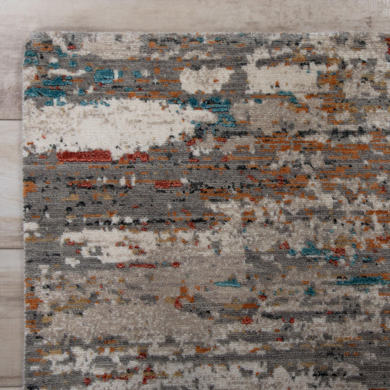 Tapis en laine tissé à la main / hybride, Rectangle 10 pi x 13 pi