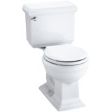 Memoirs Comfort Height 1.28 gpf Two-piece Round-front Toilet with Insulated Tank