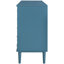 Buffet 4 portes bleu marine avec portes convexes et motif de table élégant - tactile-1864865066