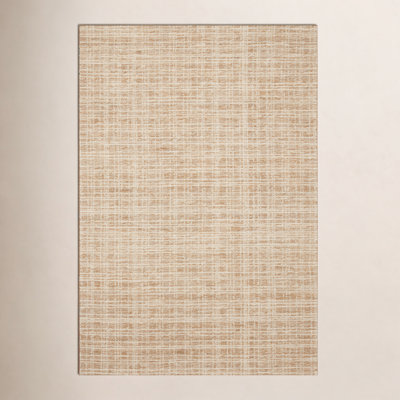 Chris Loves Julia x Loloi Polly Checkered Straw/Ivory Area Rug