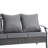 Charron Metal 3-person Patio Outdoor Sofa with Cushions and Wicker Decor-1212733748
