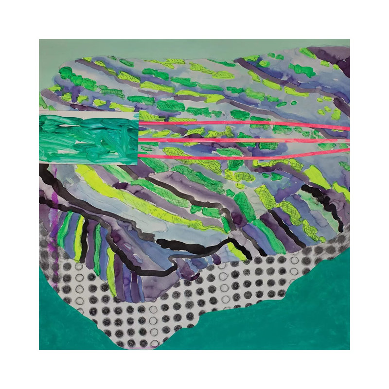 Green Pattern by Pamela Staker - Painting on Canvas, Wrapped Canvas, 66.04 cm H x 66.04 cm W x 1.91 cm D